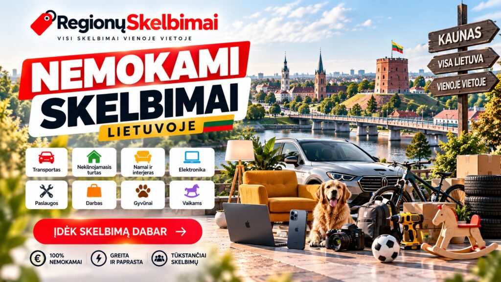 NEMOKAMI SKELBIMAI Lietuvoje: išsamus gidas, kaip saugiai atiduoti ir pasiimti daiktus be apgavysčių ir galvos skausmo