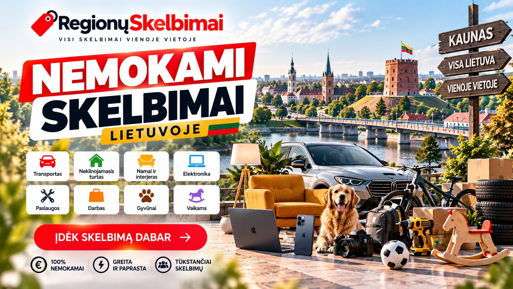 Nemokami skelbimai Kaune